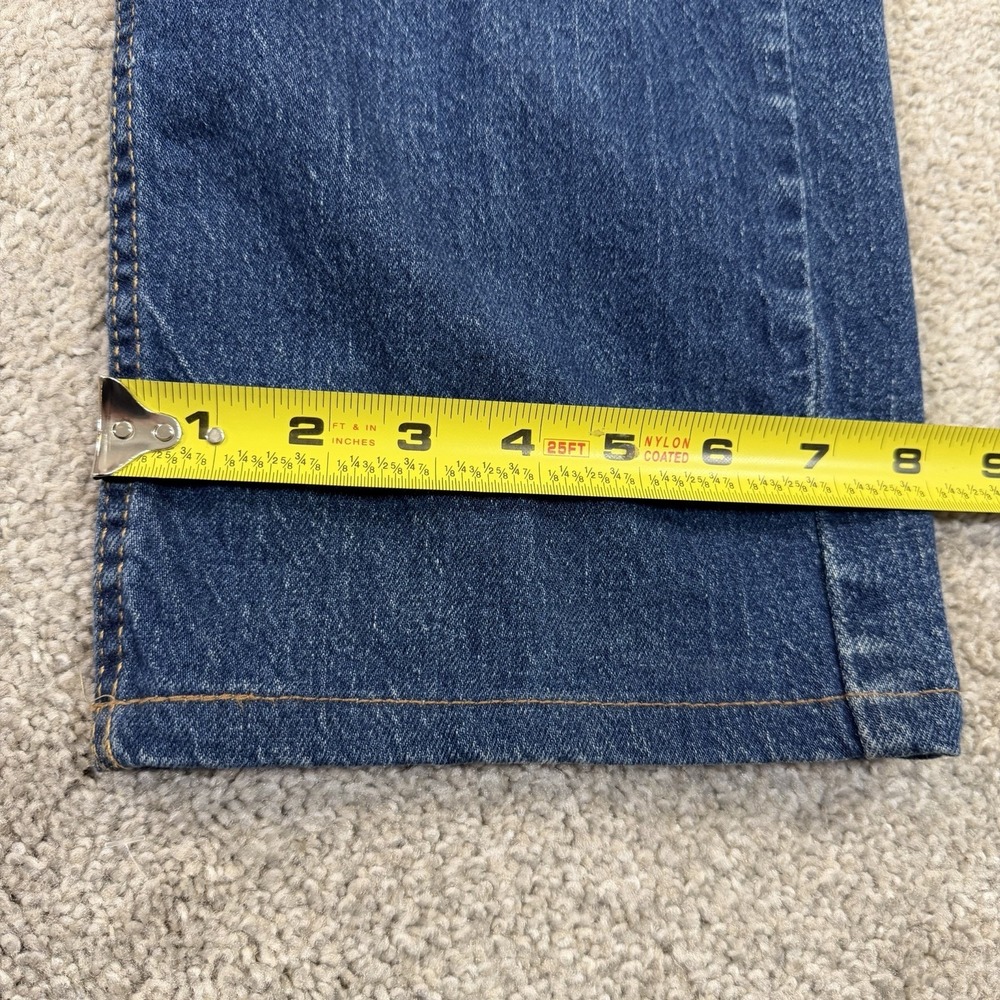 Levi's Mens 505 Jeans 34x34 Straight Leg Blue Medium Wash Denim Classic Everyday - Picture 6 of 9